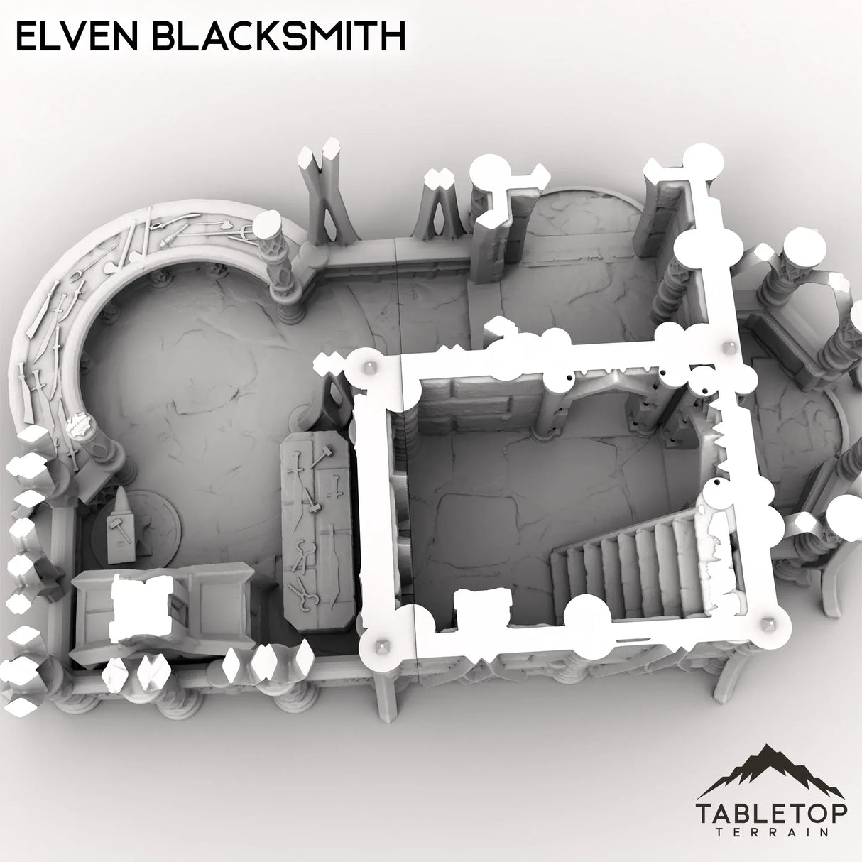 Tabletop Terrain Building Elven Blacksmith
