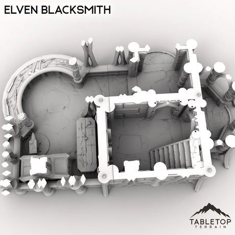Tabletop Terrain Building Elven Blacksmith