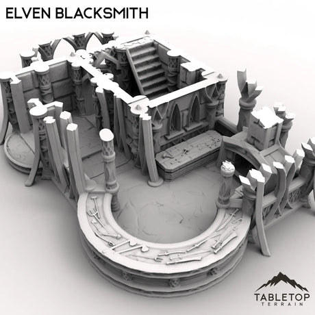 Tabletop Terrain Building Elven Blacksmith