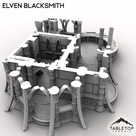 Tabletop Terrain Building Elven Blacksmith