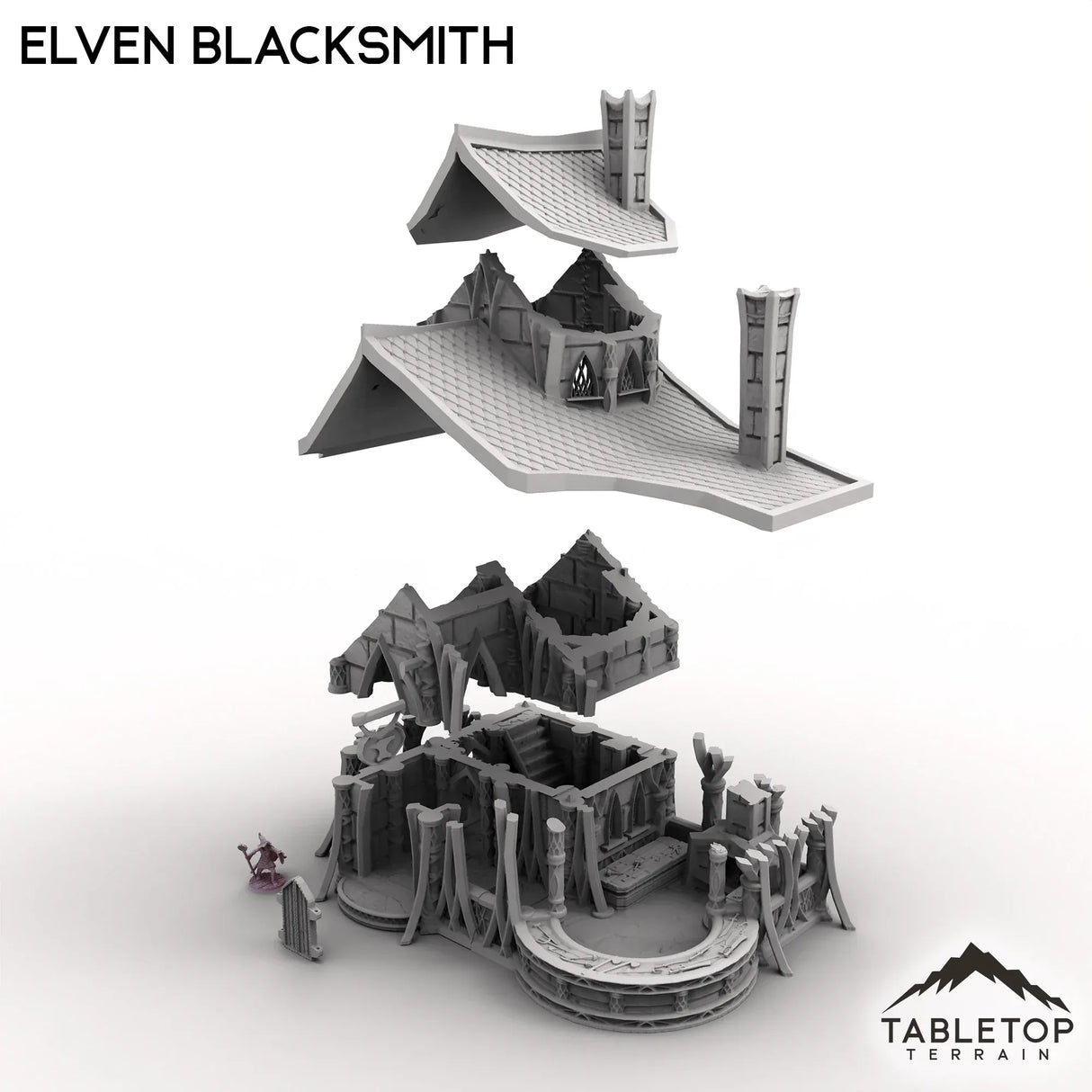 Tabletop Terrain Building Elven Blacksmith