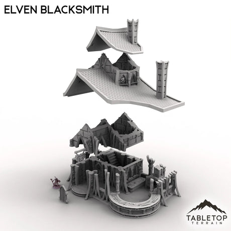Tabletop Terrain Building Elven Blacksmith
