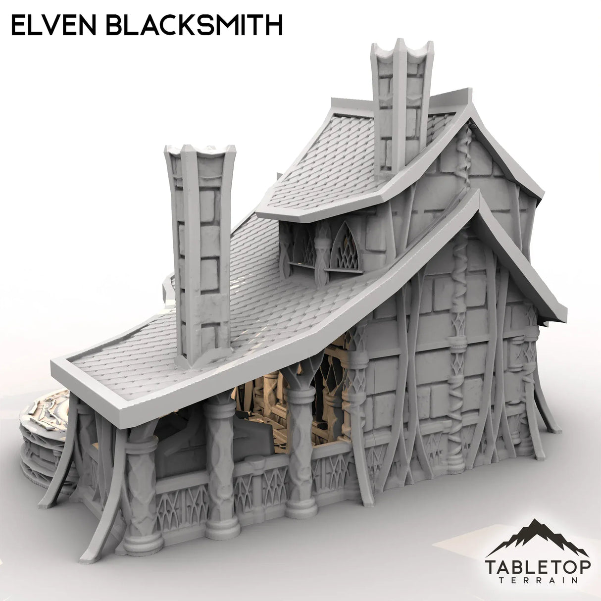 Tabletop Terrain Building Elven Blacksmith