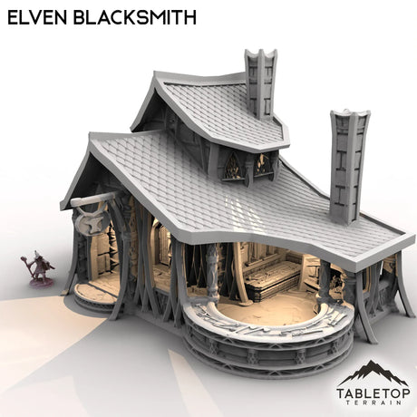 Tabletop Terrain Building Elven Blacksmith