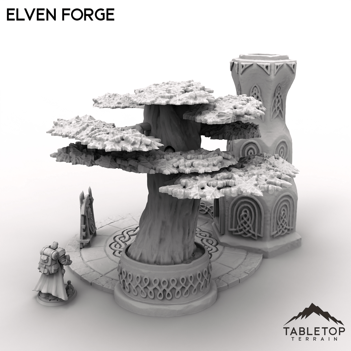 Tabletop Terrain Building Elven Forge - Kingdom of Noldareth