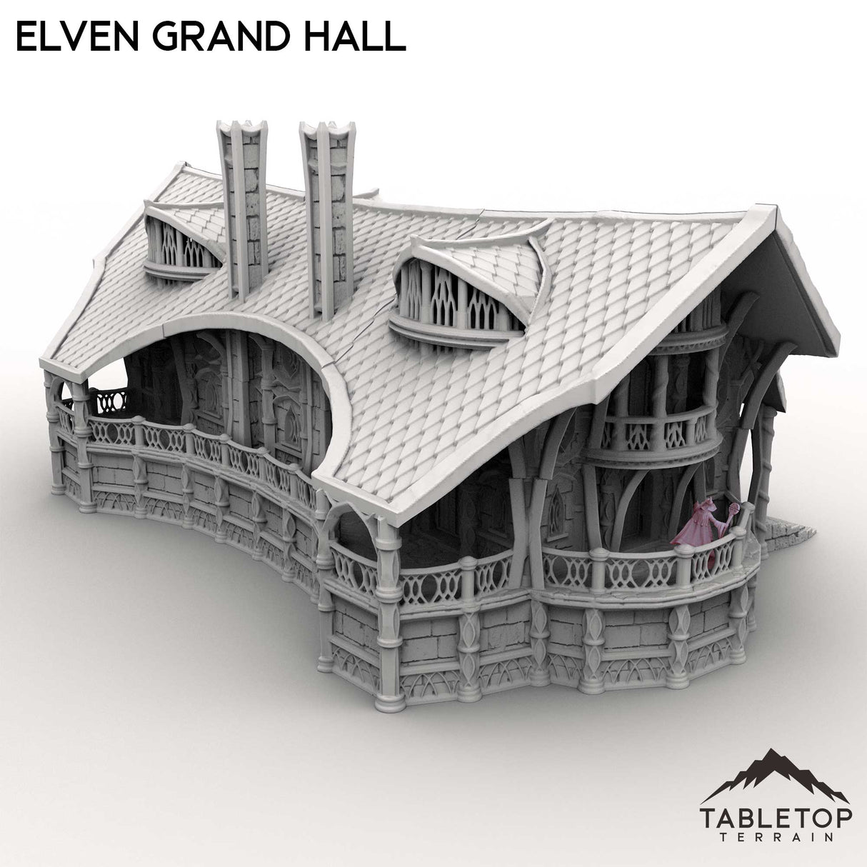 Tabletop Terrain Building Elven Grand Hall