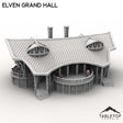 Tabletop Terrain Building Elven Grand Hall