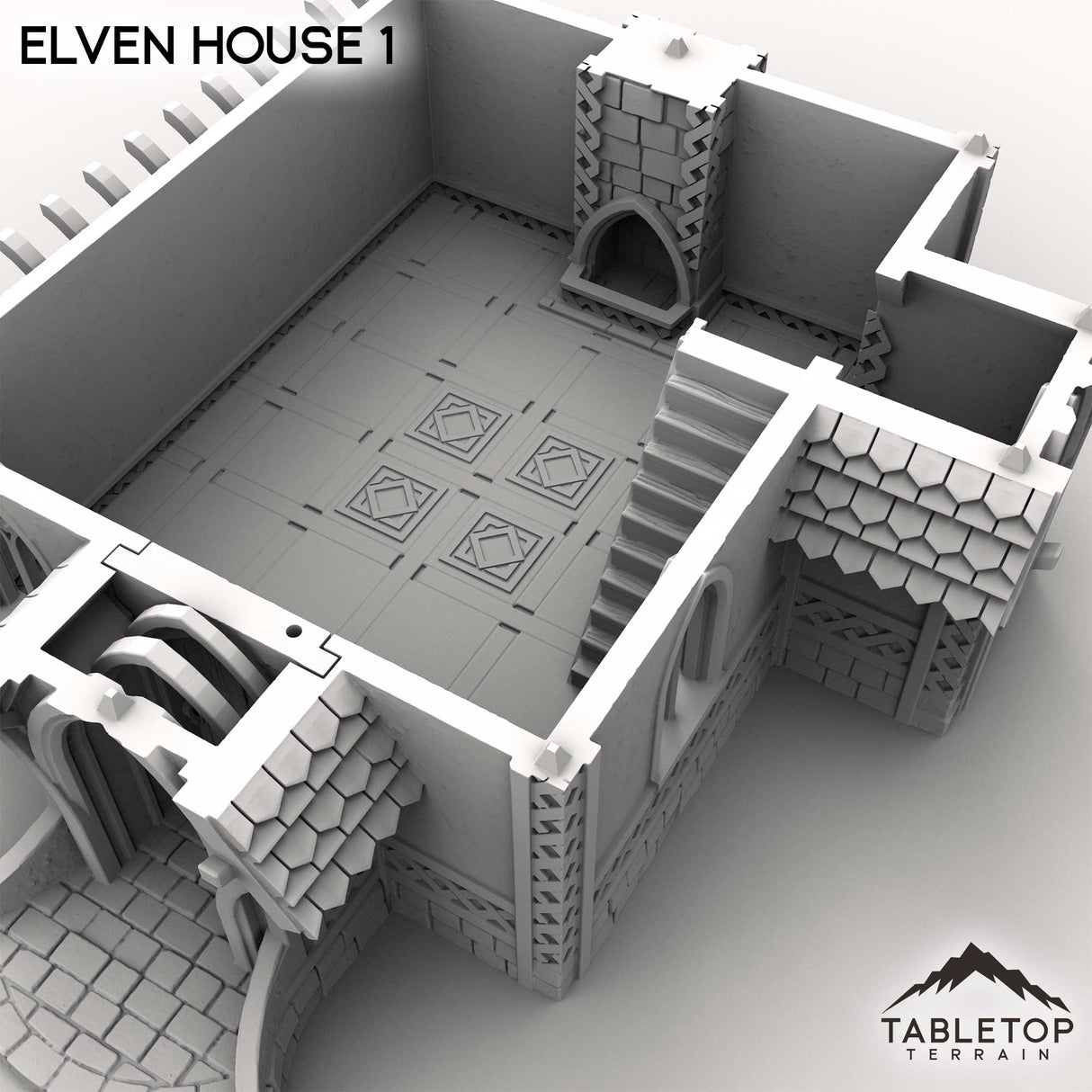 Tabletop Terrain Building Elven House 1