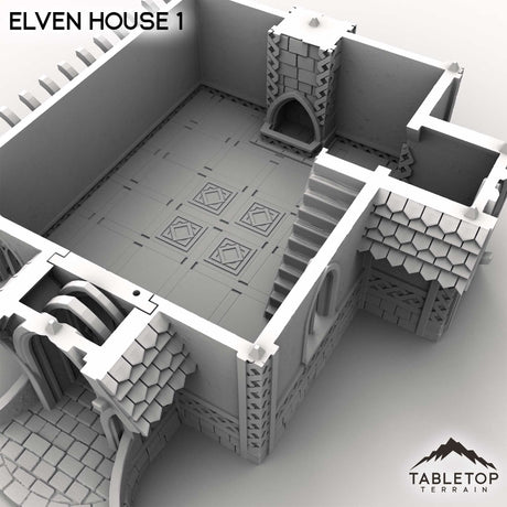 Tabletop Terrain Building Elven House 1