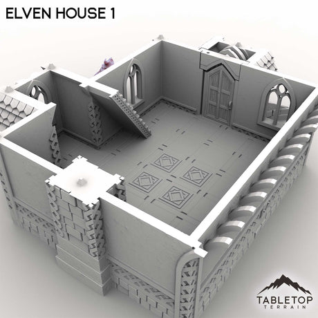 Tabletop Terrain Building Elven House 1