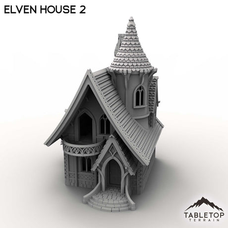Tabletop Terrain Building Elven House 2