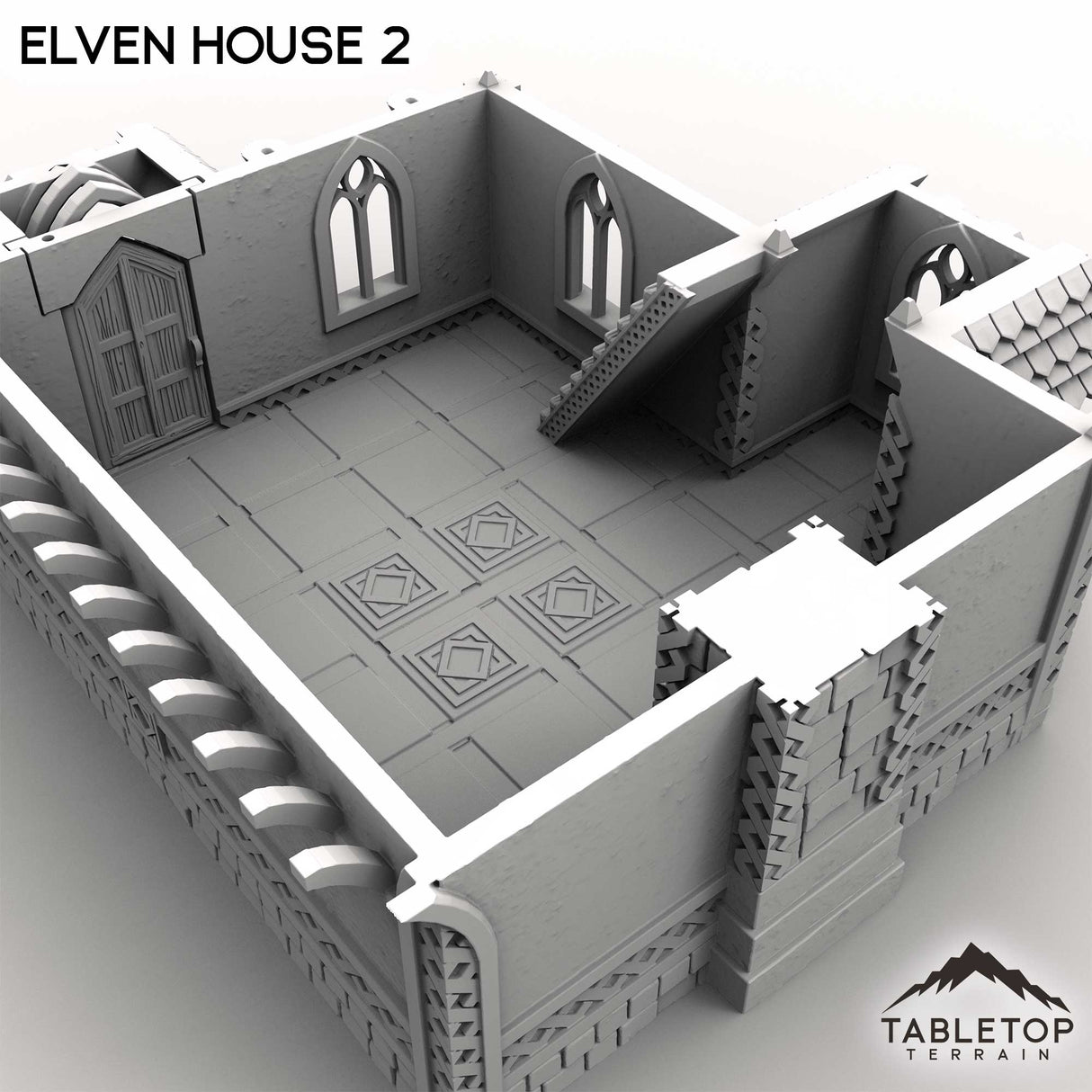 Tabletop Terrain Building Elven House 2