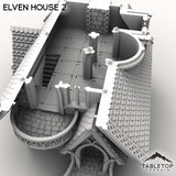 Tabletop Terrain Building Elven House 2