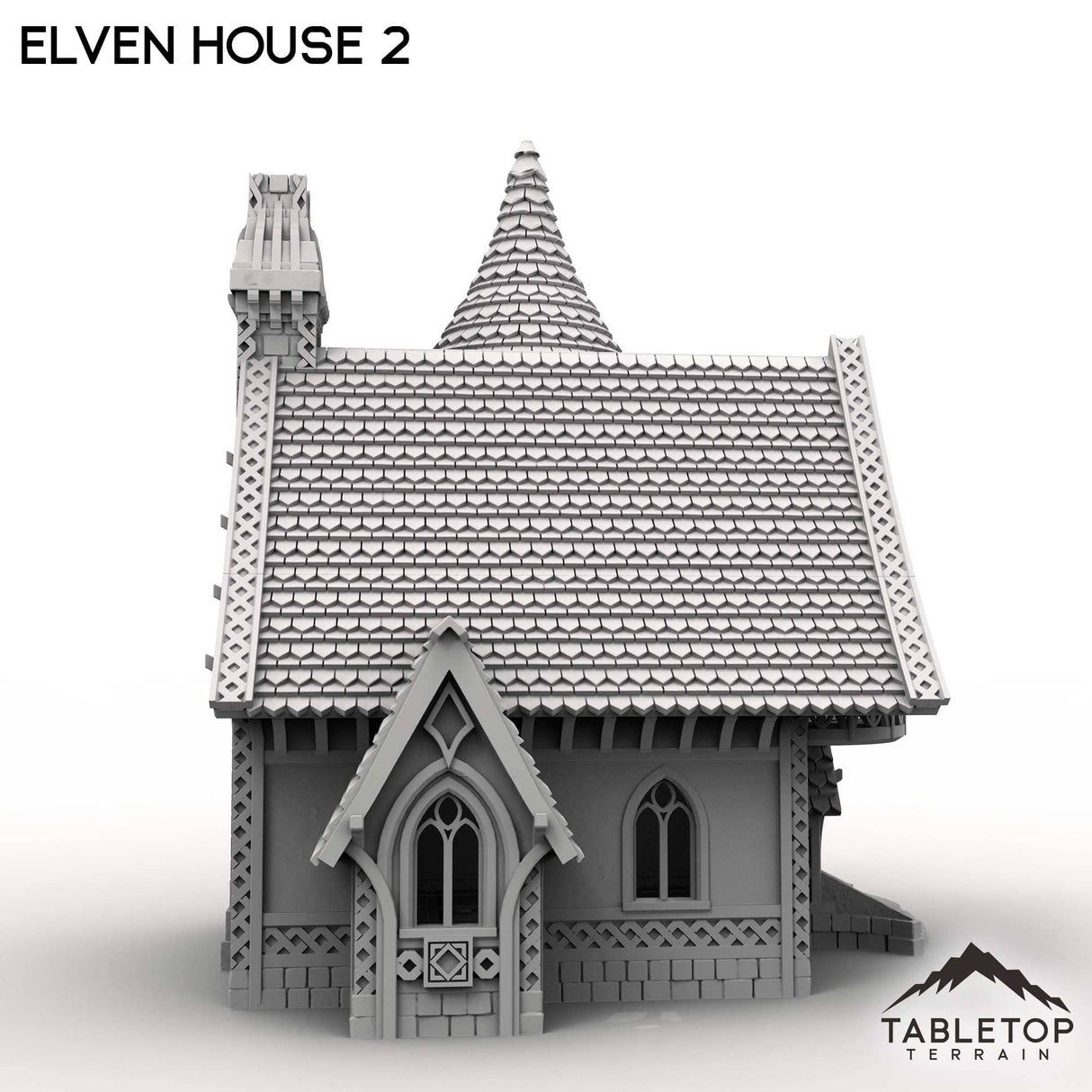 Tabletop Terrain Building Elven House 2