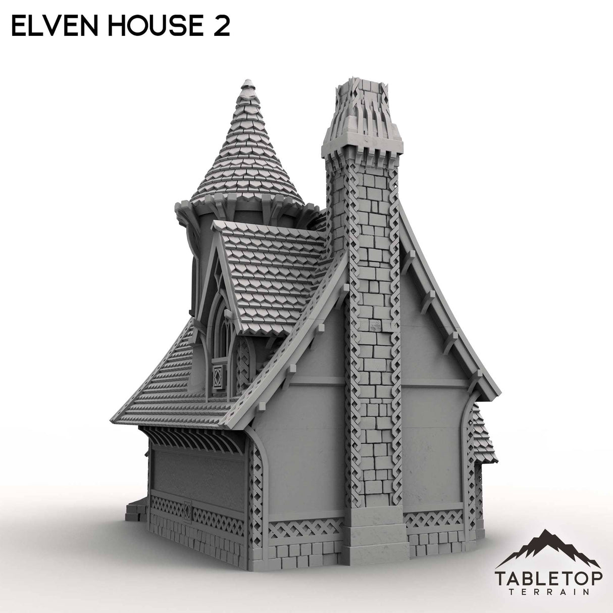 Tabletop Terrain Building Elven House 2