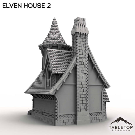 Tabletop Terrain Building Elven House 2