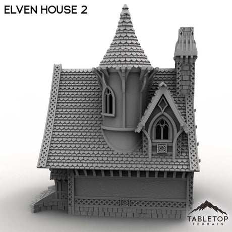 Tabletop Terrain Building Elven House 2