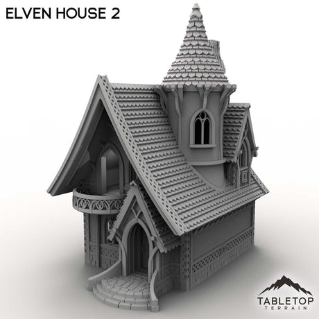 Tabletop Terrain Building Elven House 2