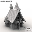 Tabletop Terrain Building Elven House 2