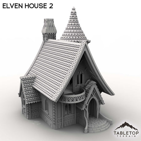 Tabletop Terrain Building Elven House 2