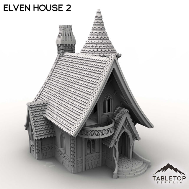 Tabletop Terrain Building Elven House 2