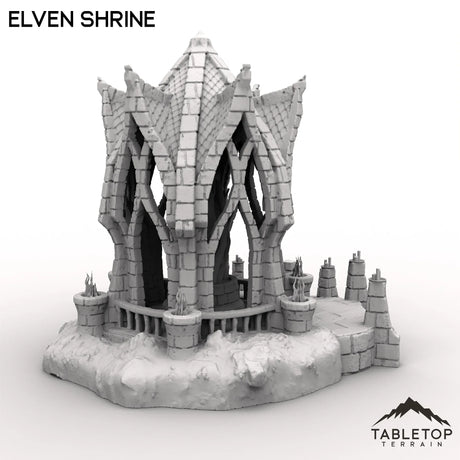 Tabletop Terrain Building Elven Shrine