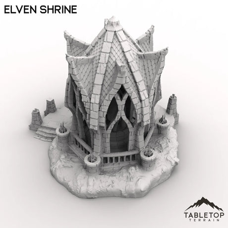 Tabletop Terrain Building Elven Shrine