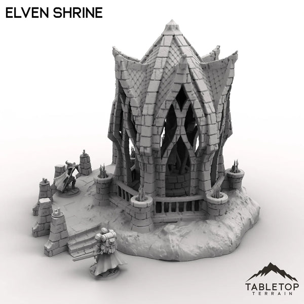 Tabletop Terrain Building Elven Shrine