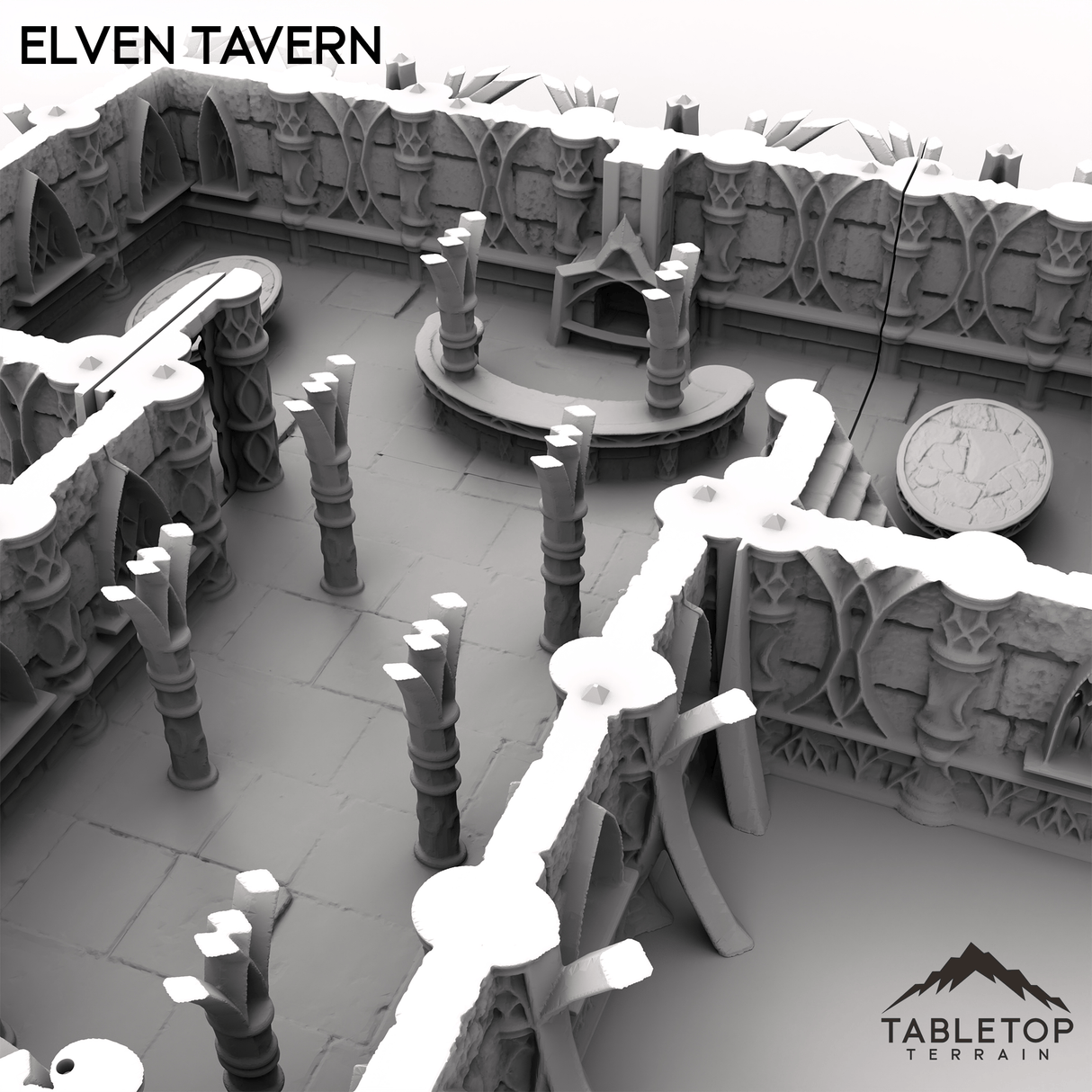 Tabletop Terrain Building Elven Tavern