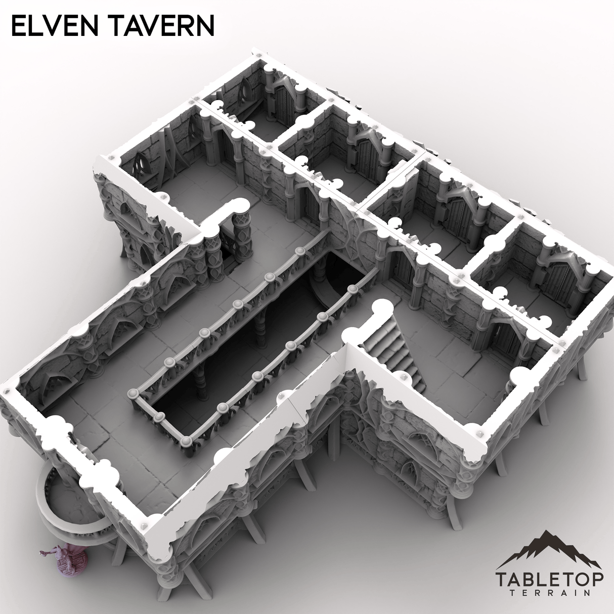 Tabletop Terrain Building Elven Tavern