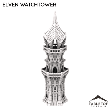 Tabletop Terrain Building Elven Watchtower