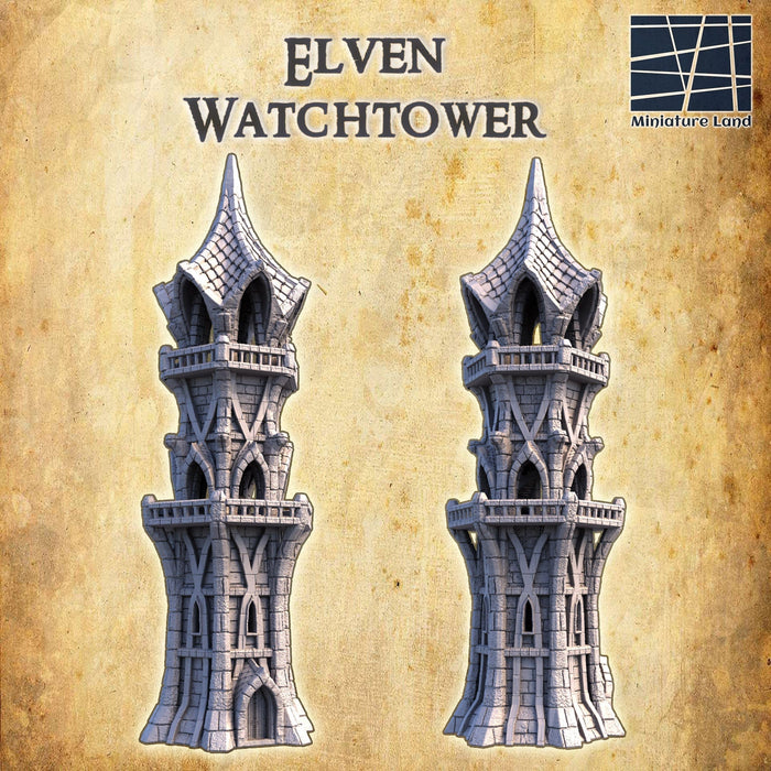 Tabletop Terrain Building Elven Watchtower