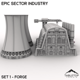 Tabletop Terrain Building Epic Sector Industry - Set 1 - Forge