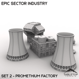 Tabletop Terrain Building Epic Sector Industry - Set 2 - Promethium Factory