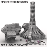 Tabletop Terrain Building Epic Sector Industry - Set 3 - Space Elevator