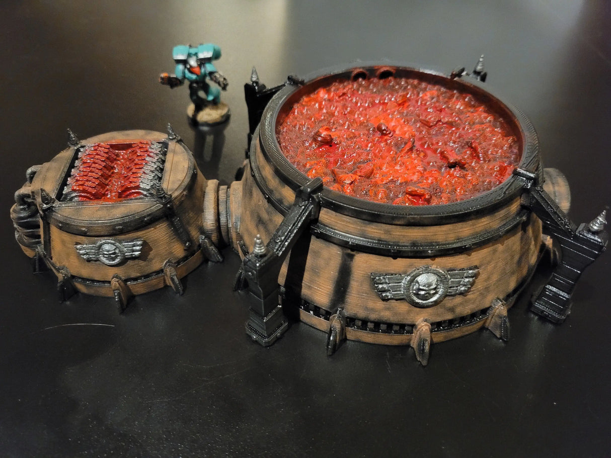 Tabletop Terrain Building Factory & Food Processing Silo