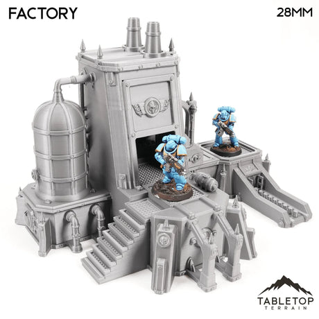 Tabletop Terrain Building Factory & Food Processing Silo