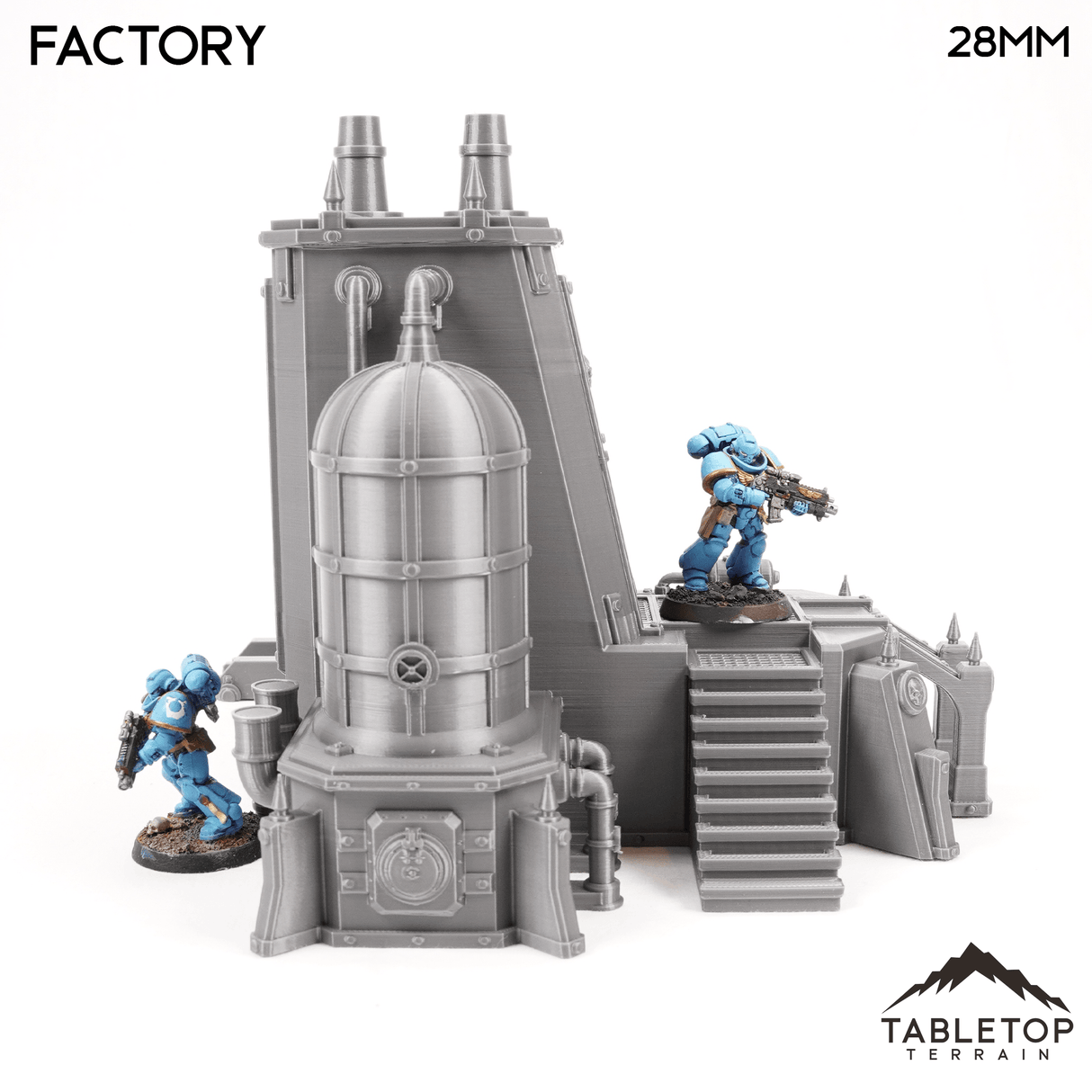 Tabletop Terrain Building Factory & Food Processing Silo