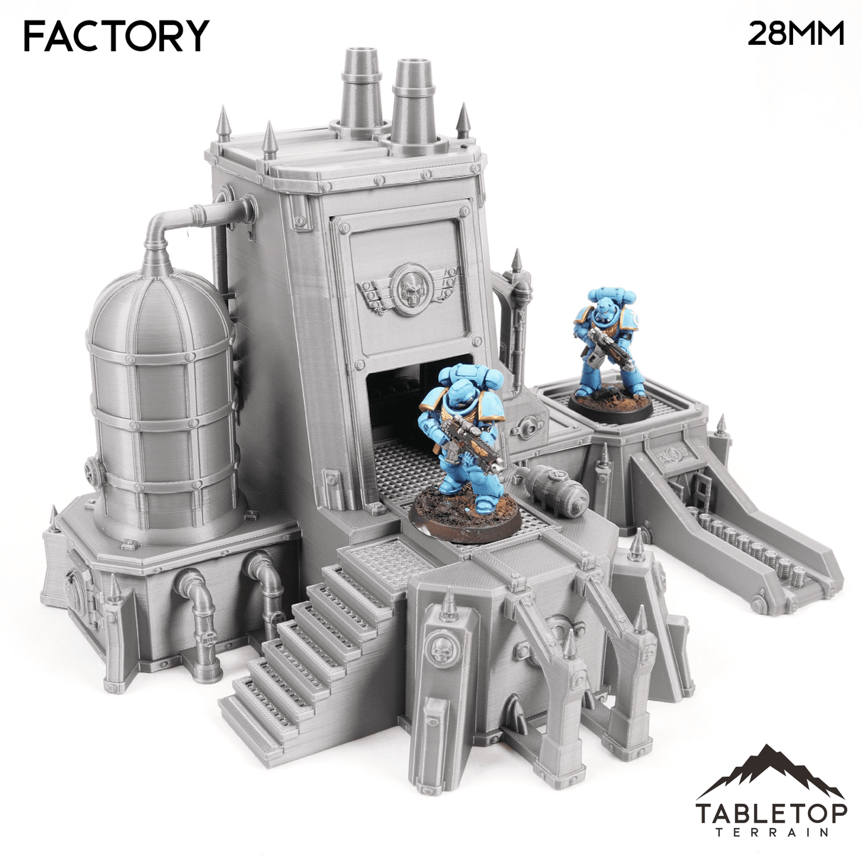 Tabletop Terrain Building Factory & Food Processing Silo