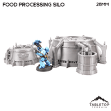 Tabletop Terrain Building Factory & Food Processing Silo