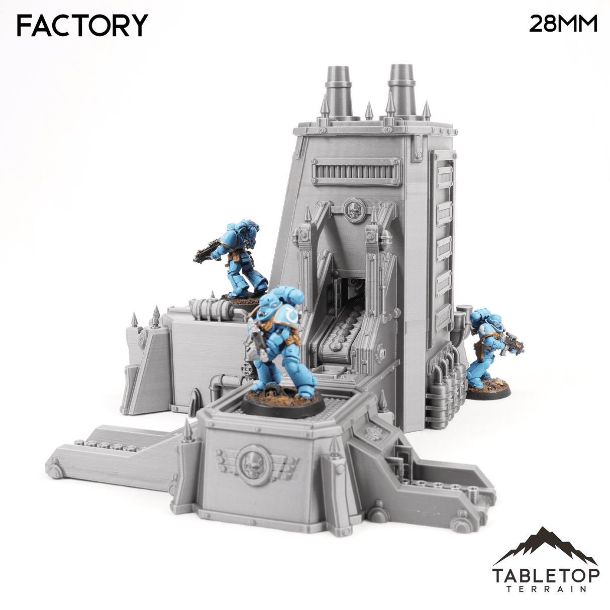 Tabletop Terrain Building Factory & Food Processing Silo