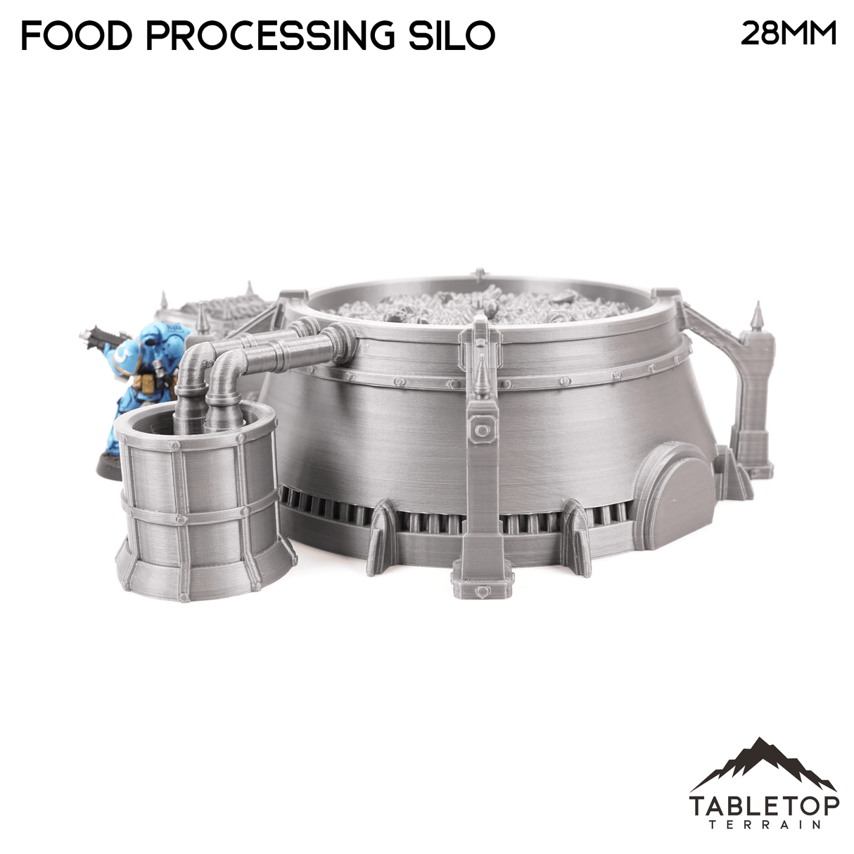 Tabletop Terrain Building Factory & Food Processing Silo