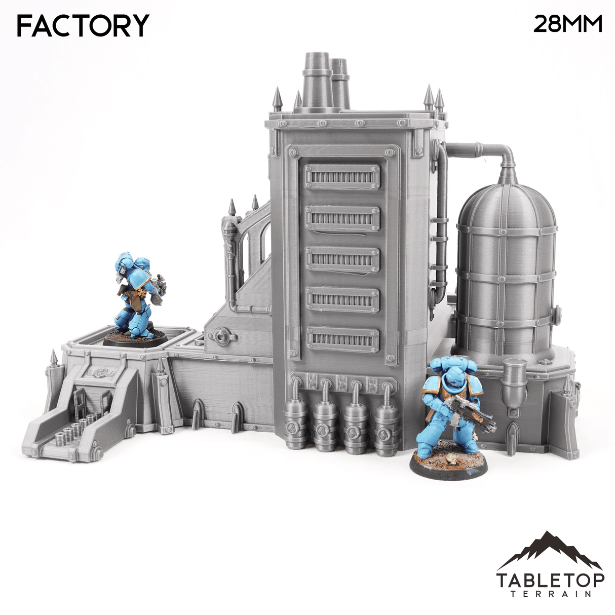 Tabletop Terrain Building Factory & Food Processing Silo