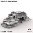 Tabletop Terrain Building Fallen Tower / 32mm Ruins of Raven Peak