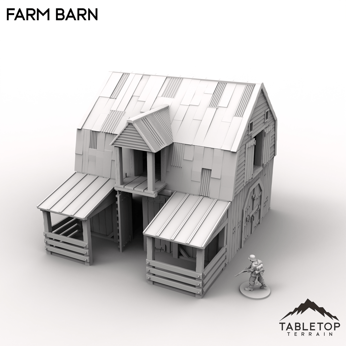 Tabletop Terrain Building Farm Barn