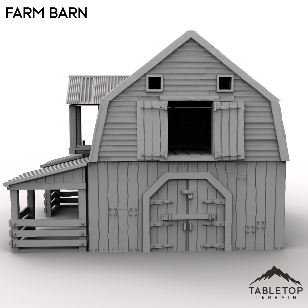 Tabletop Terrain Building Farm Barn