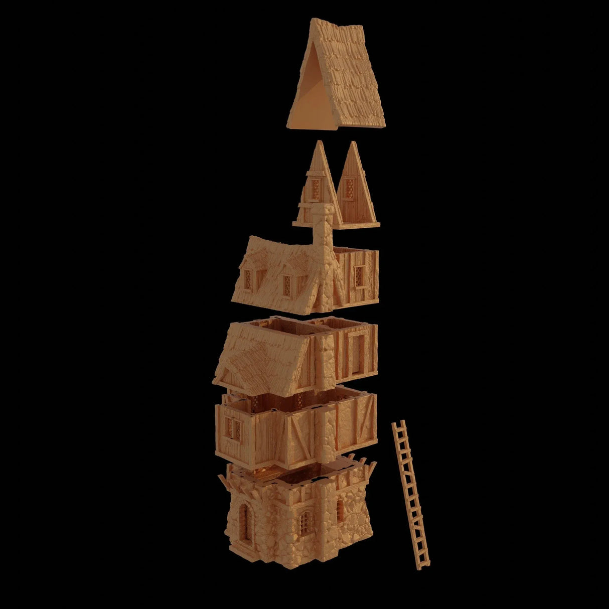 Tabletop Terrain Building Farmer Cottage