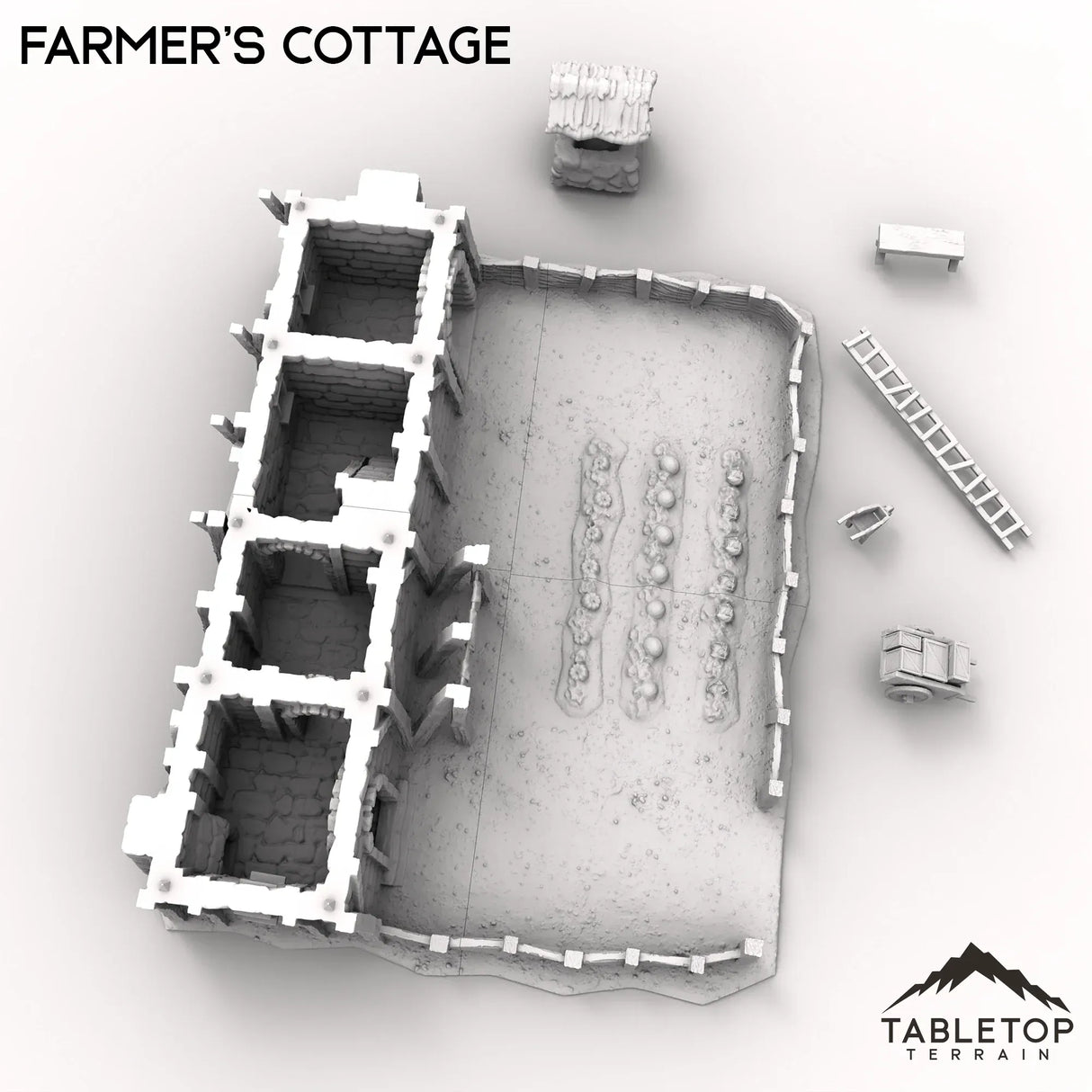 Tabletop Terrain Building Farmer's Cottage
