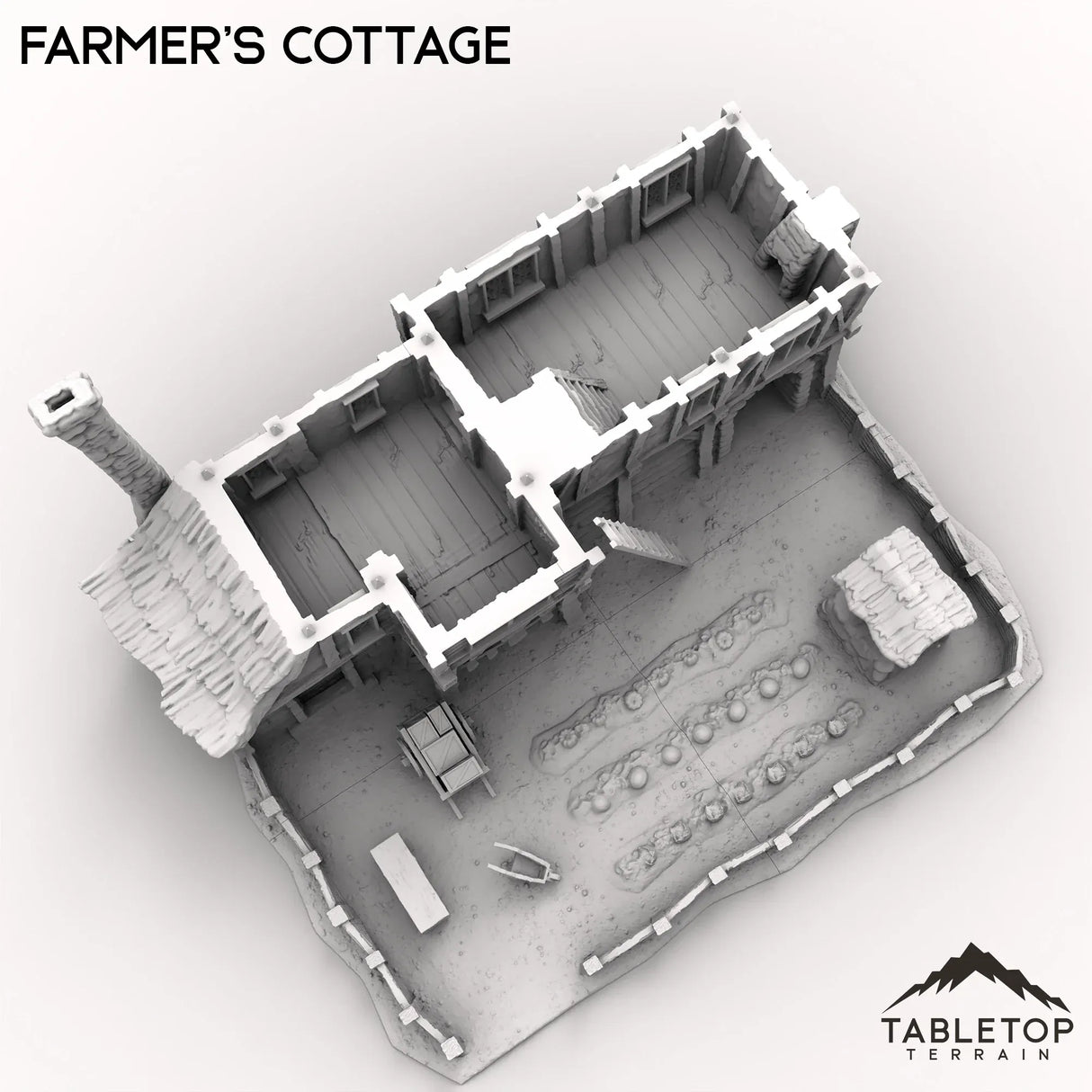 Tabletop Terrain Building Farmer's Cottage