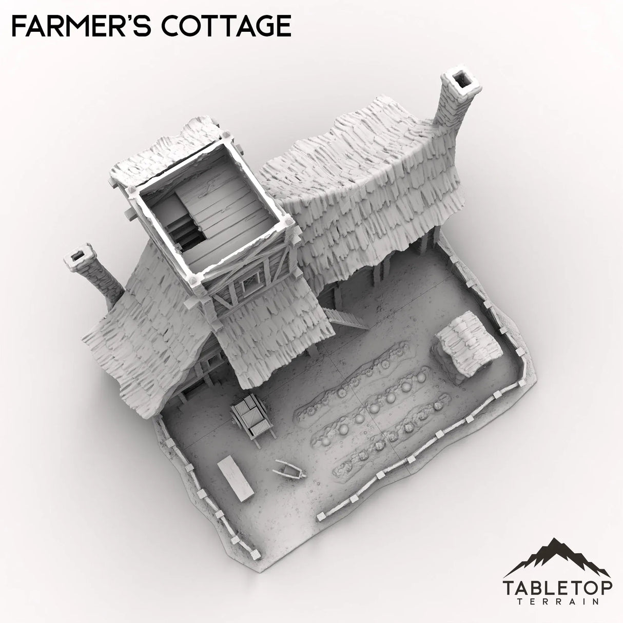 Tabletop Terrain Building Farmer's Cottage